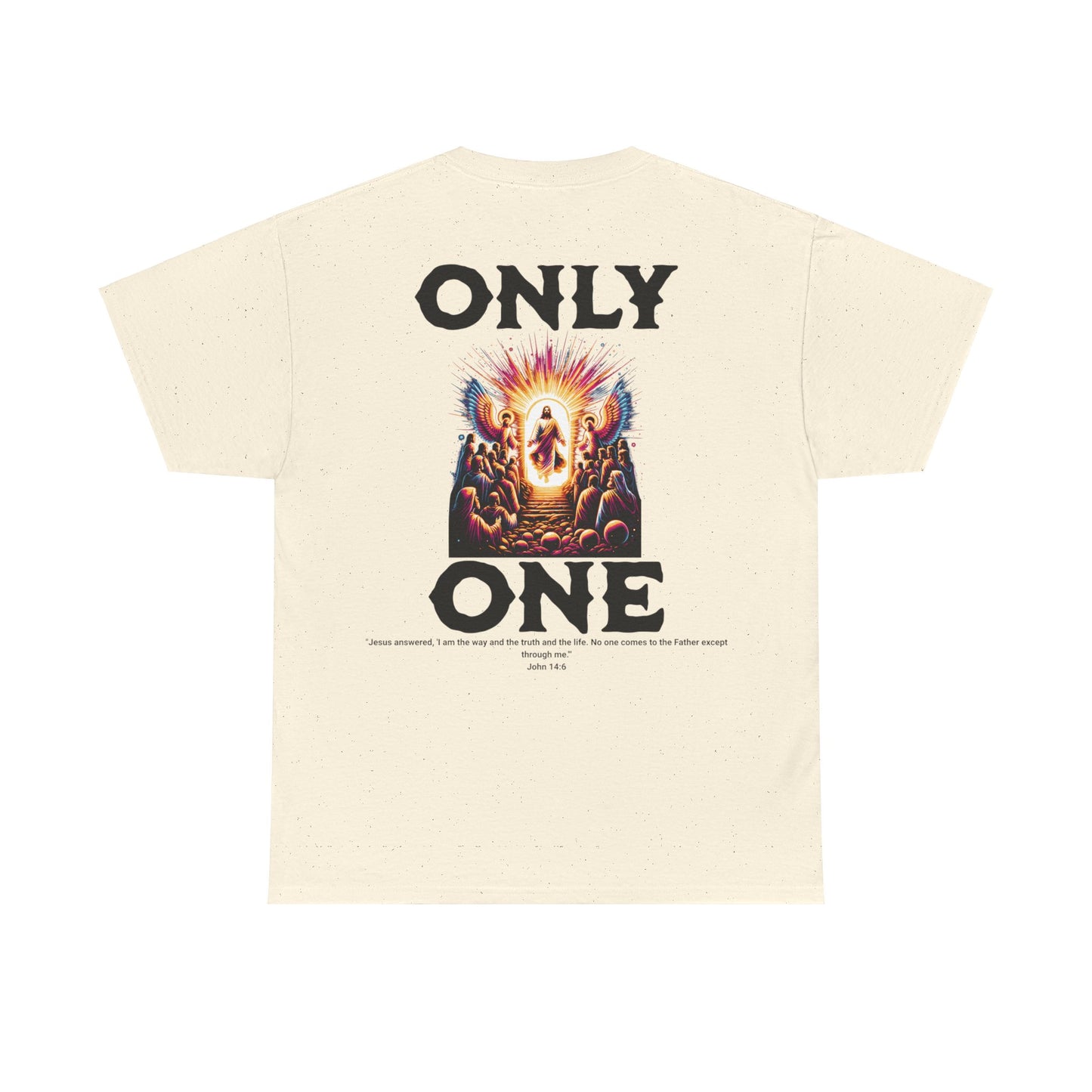 AeroThread "Only One" John 14:6- Unisex Heavy Cotton Tee