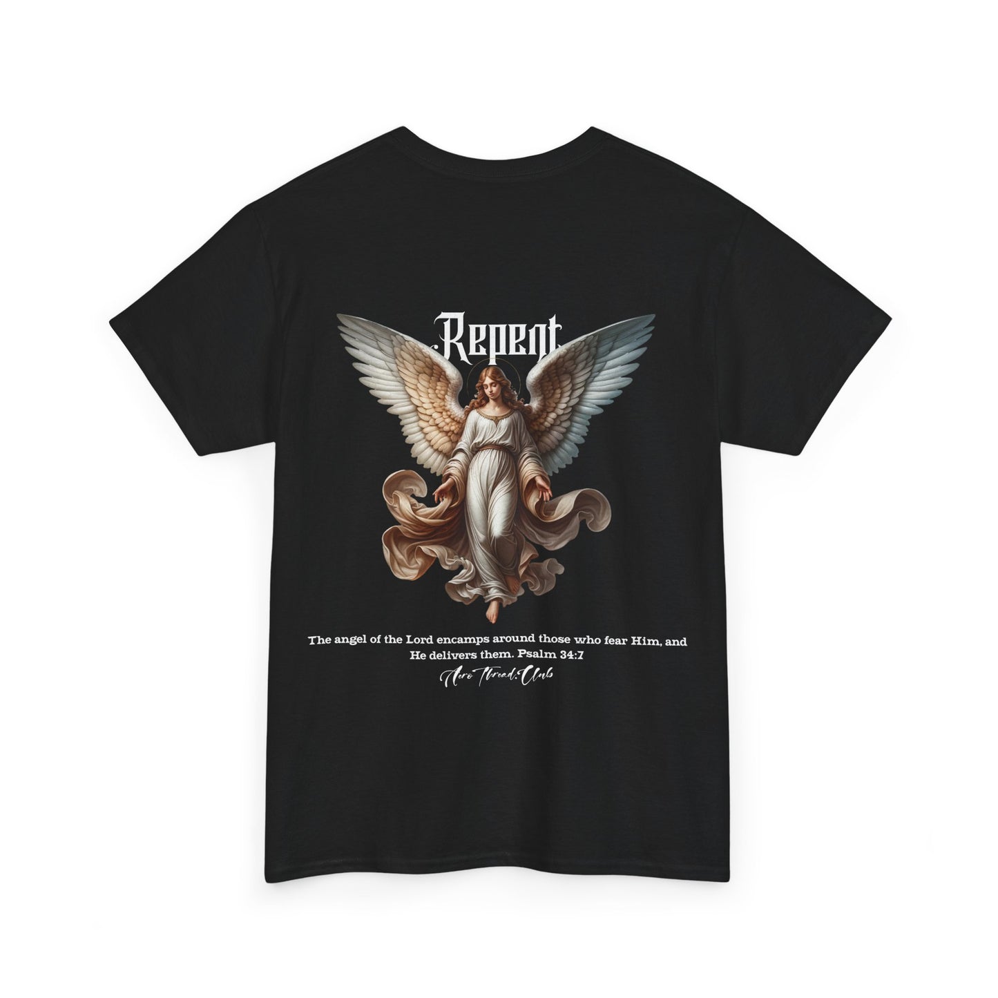 Signed - AeroThread Repent 34:7 Unisex Heavy Cotton Tee