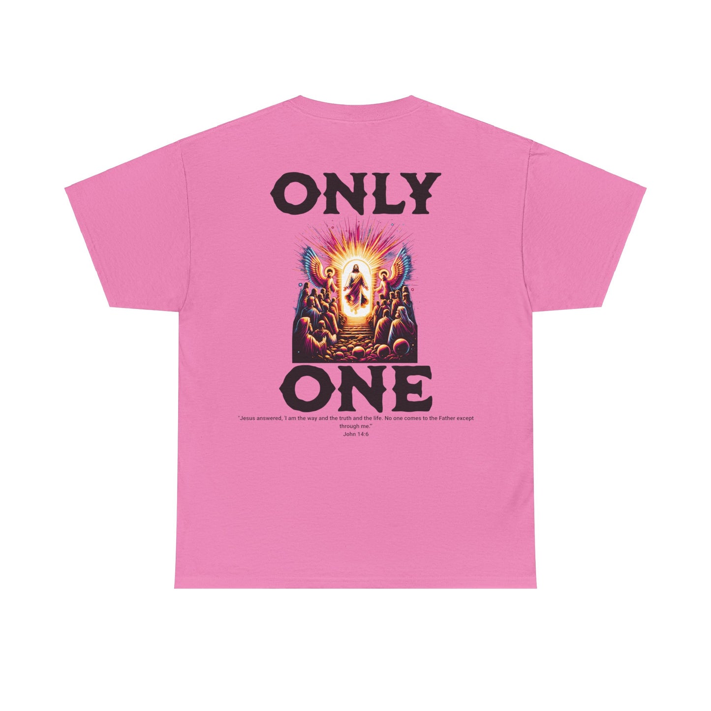 AeroThread "Only One" John 14:6- Unisex Heavy Cotton Tee