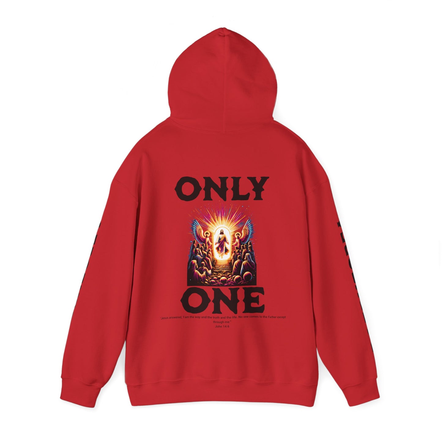 AeroThread "Only One" John 14:6- Unisex Heavy Blend™ Hooded Sweatshirt