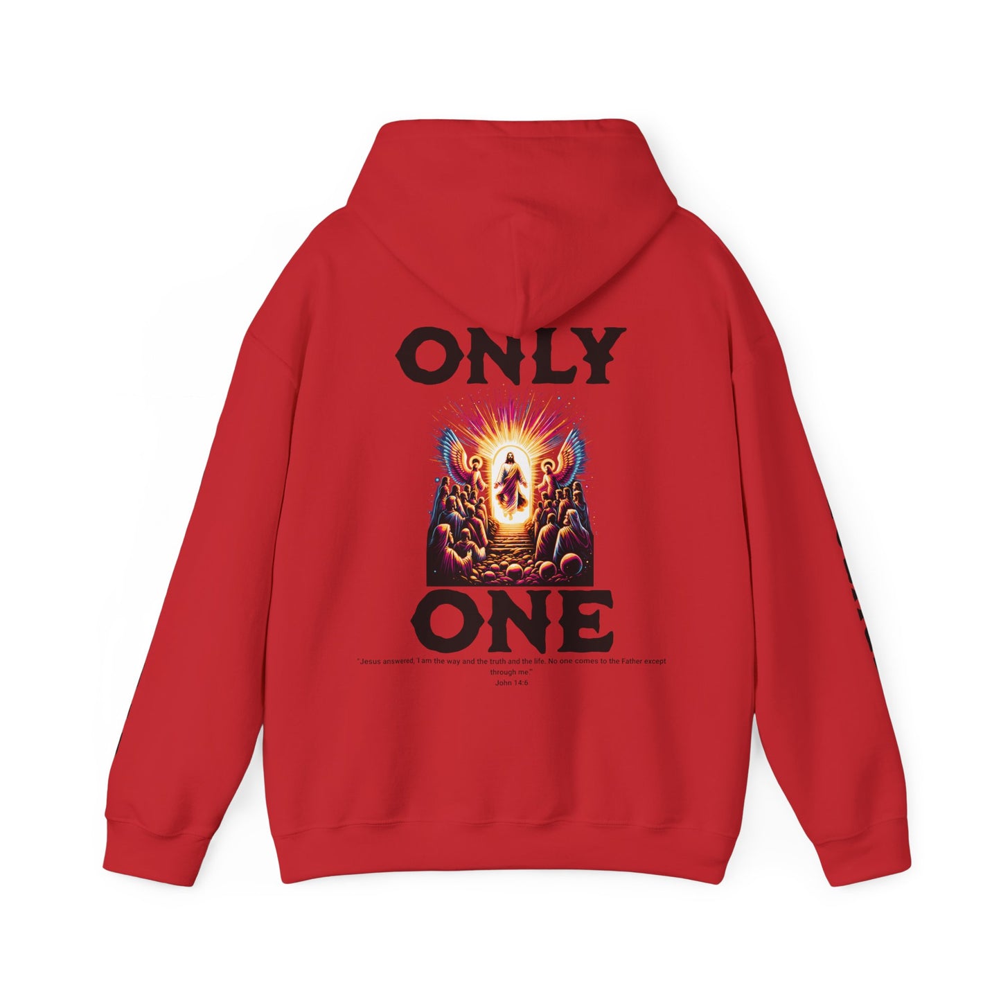 AeroThread "Only One" John 14:6- Unisex Heavy Blend™ Hooded Sweatshirt