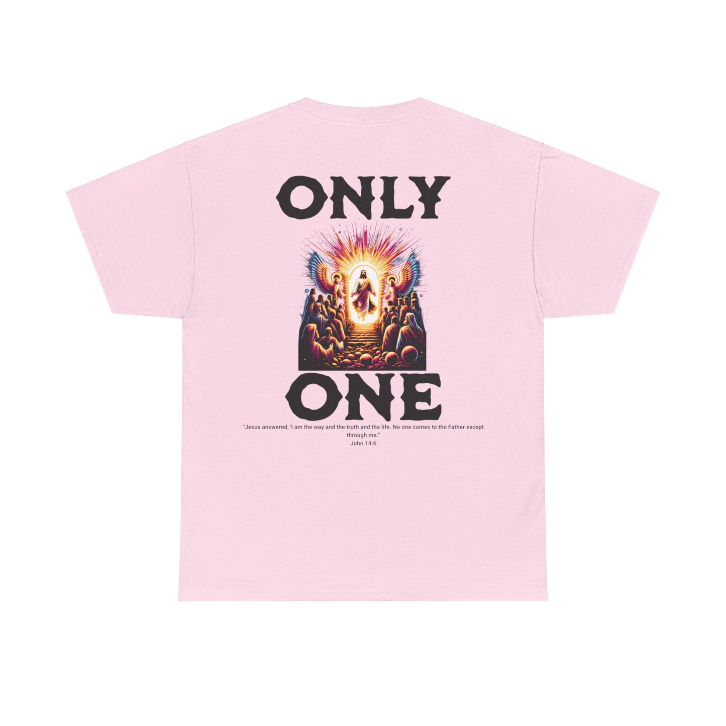 AeroThread "Only One" John 14:6- Unisex Heavy Cotton Tee