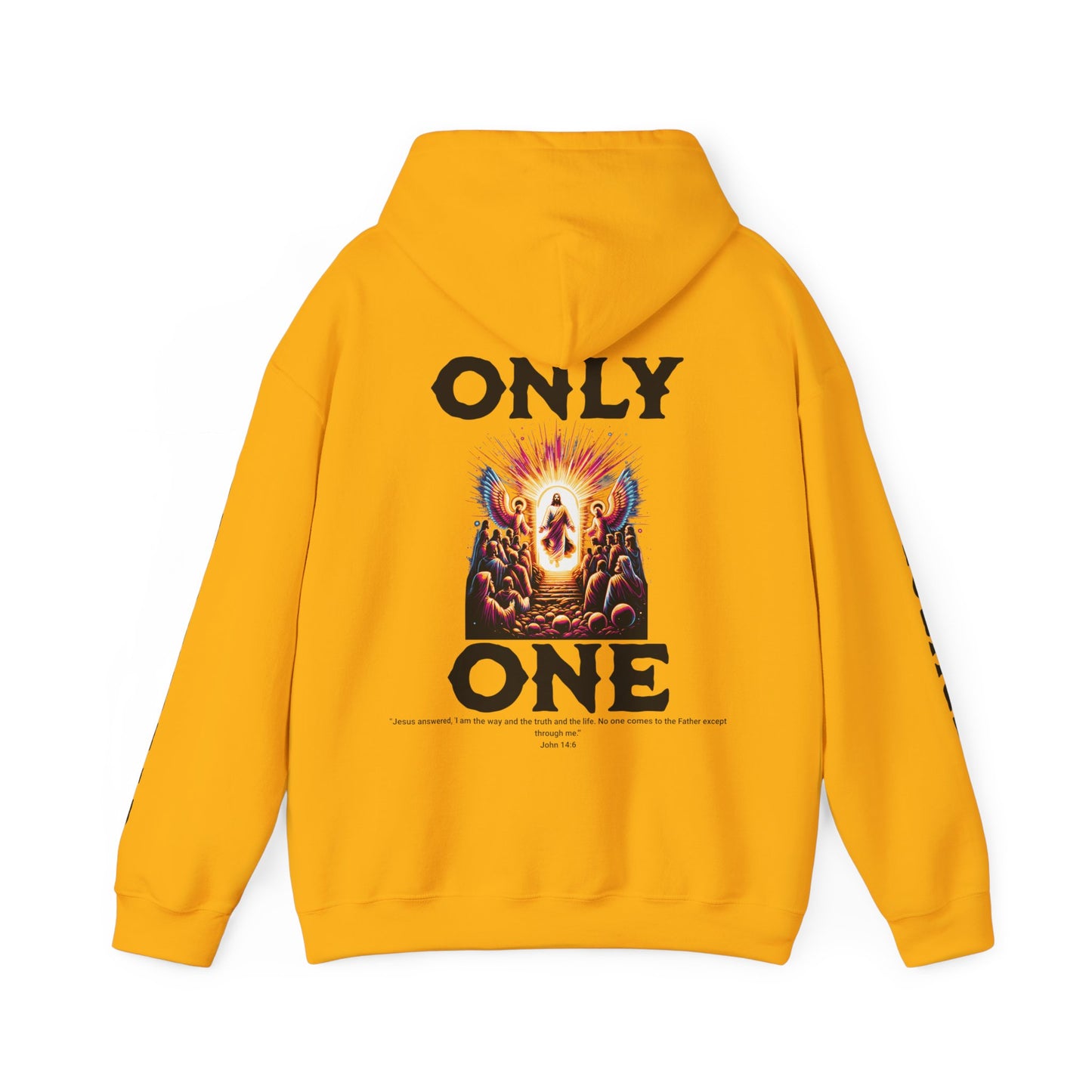 AeroThread "Only One" John 14:6- Unisex Heavy Blend™ Hooded Sweatshirt