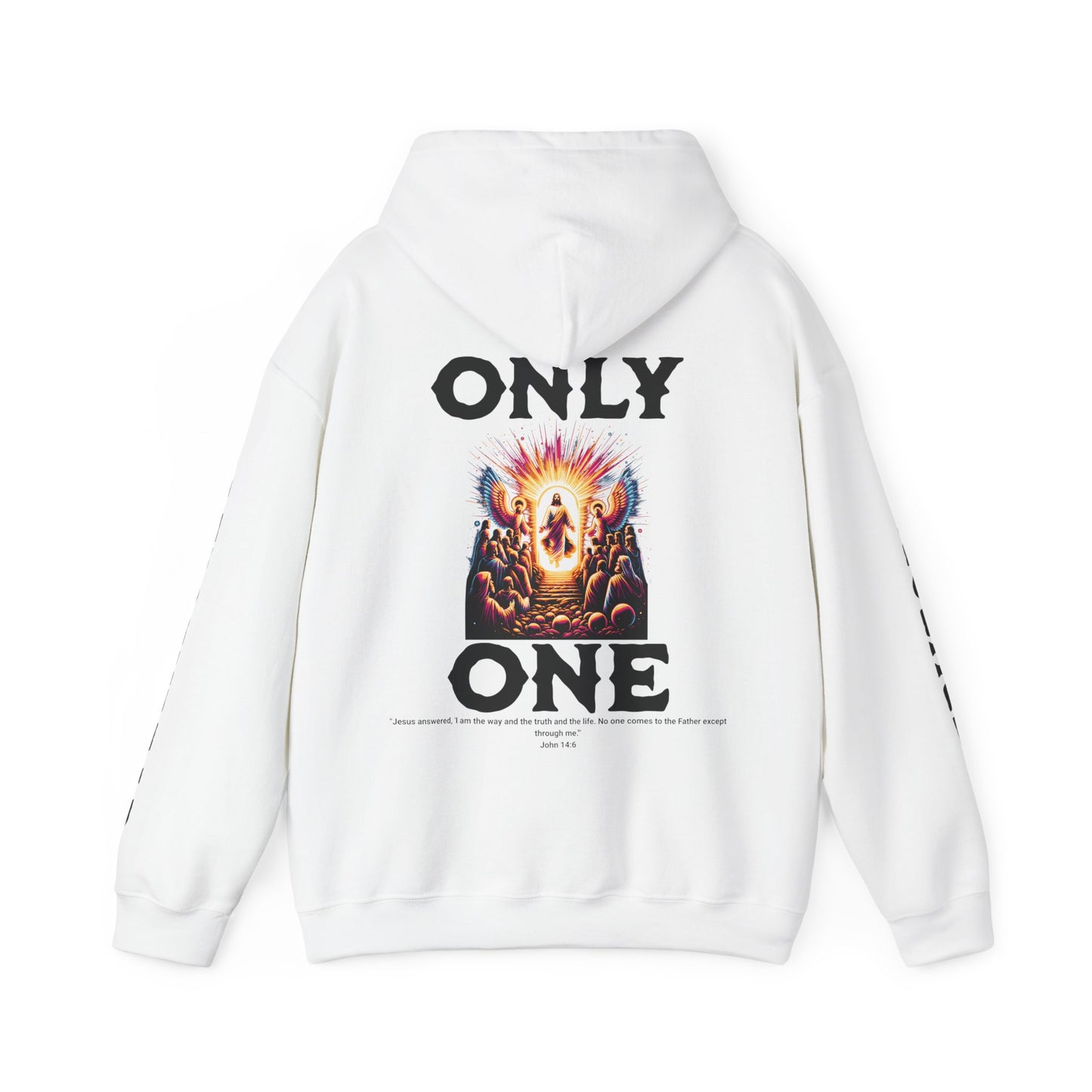 AeroThread "Only One" John 14:6- Unisex Heavy Blend™ Hooded Sweatshirt