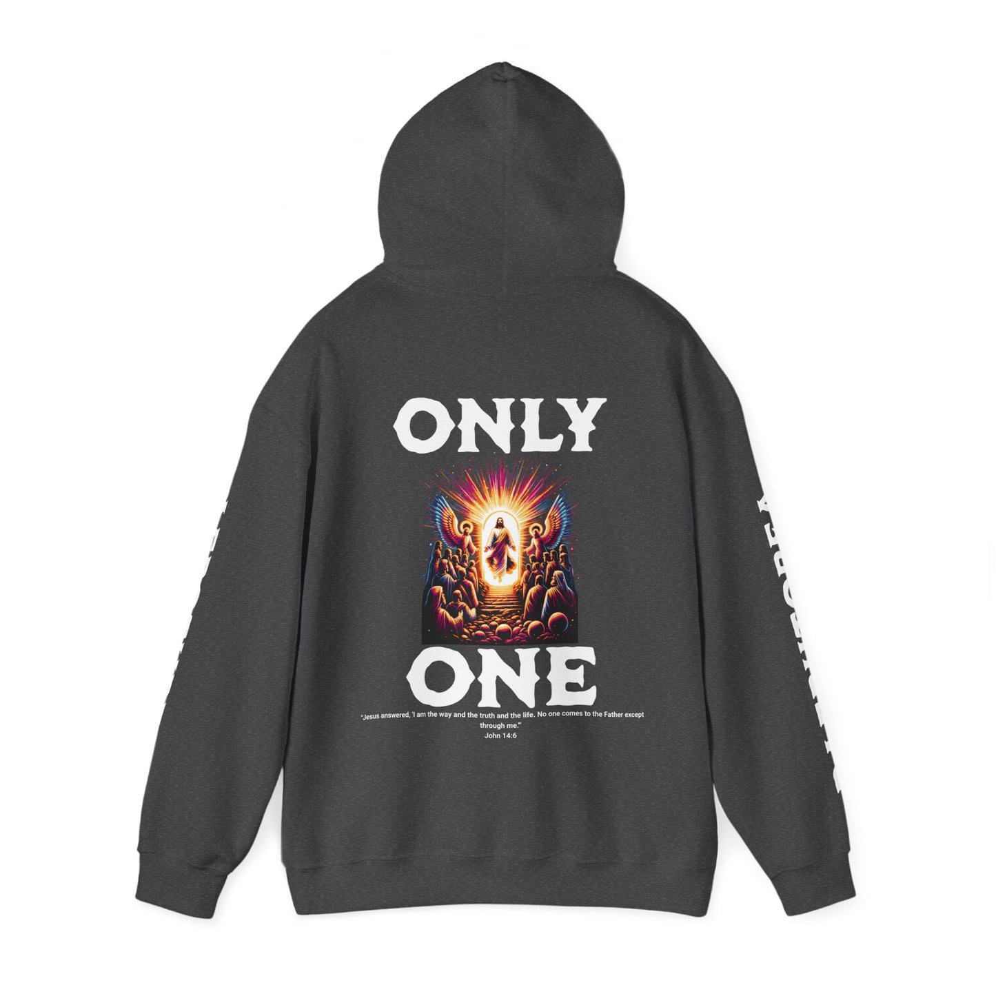 AeroThread "Only One" John 14:6- Unisex Heavy Blend™ Hooded Sweatshirt