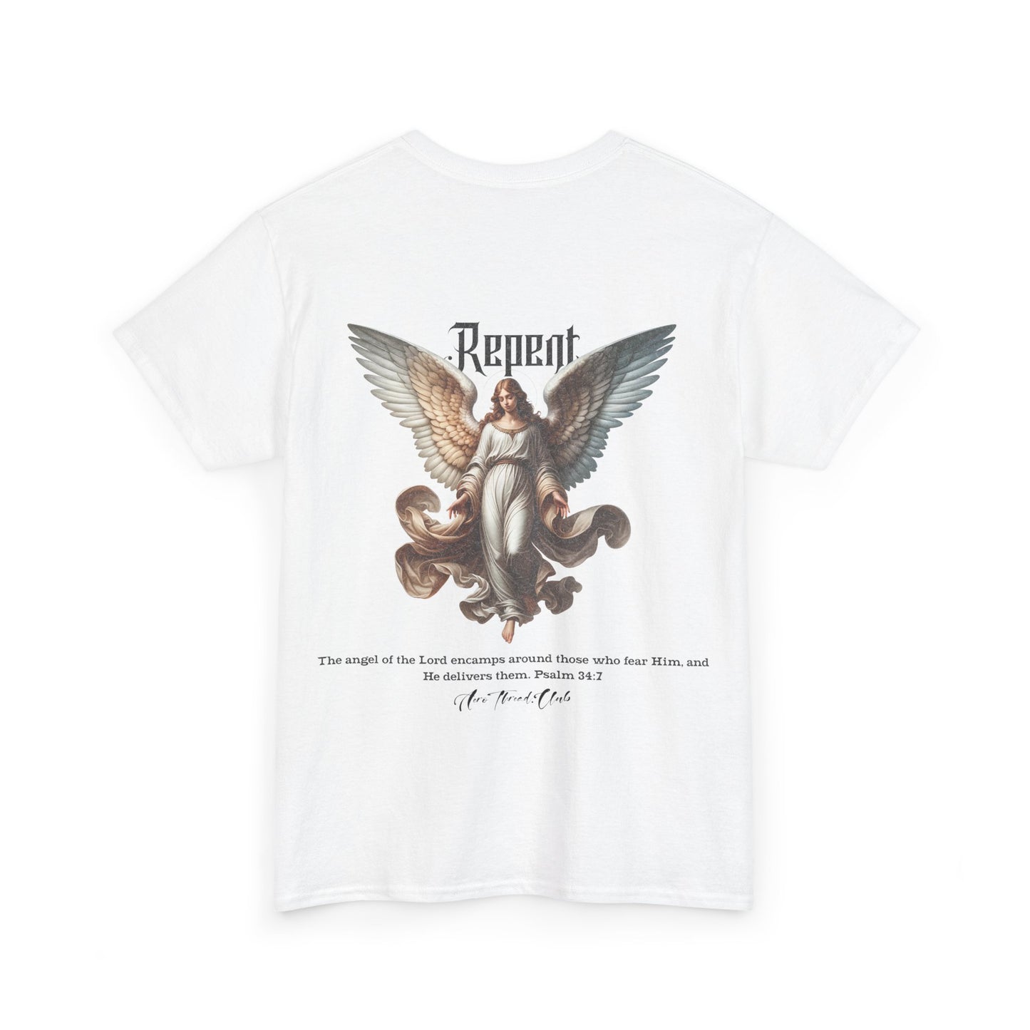 Signed - AeroThread Repent 34:7 Unisex Heavy Cotton Tee