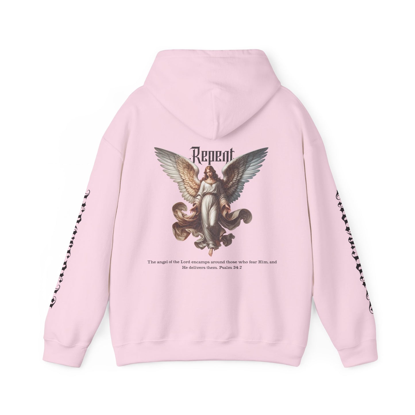 AeroThread Repent 34:7 Unisex Heavy Blend™ Hooded Sweatshirt