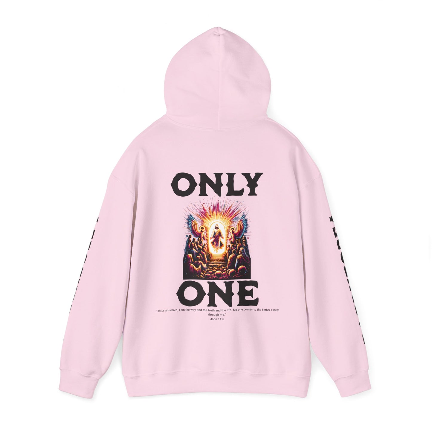 AeroThread "Only One" John 14:6- Unisex Heavy Blend™ Hooded Sweatshirt