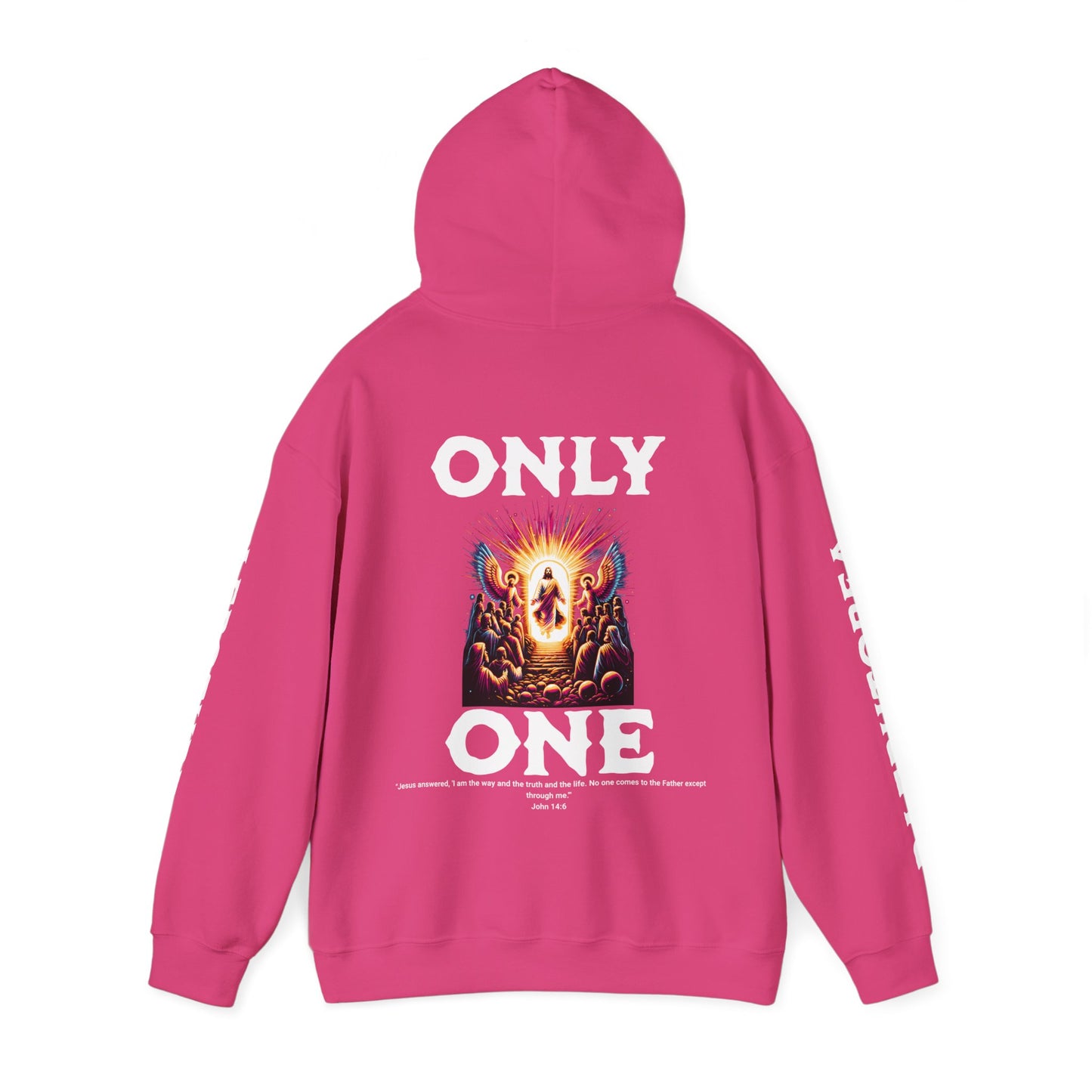 AeroThread "Only One" John 14:6- Unisex Heavy Blend™ Hooded Sweatshirt