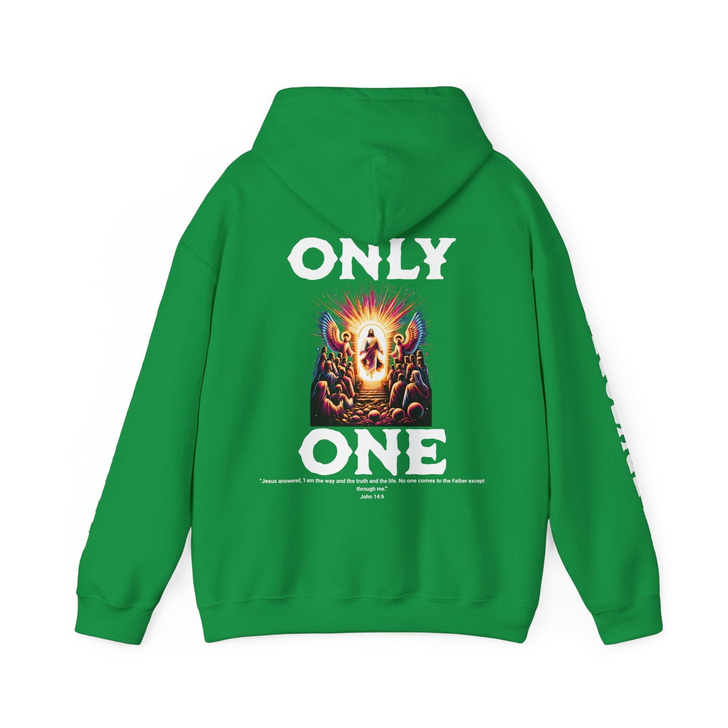 AeroThread "Only One" John 14:6- Unisex Heavy Blend™ Hooded Sweatshirt