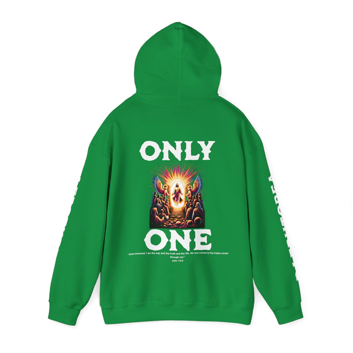 AeroThread "Only One" John 14:6- Unisex Heavy Blend™ Hooded Sweatshirt