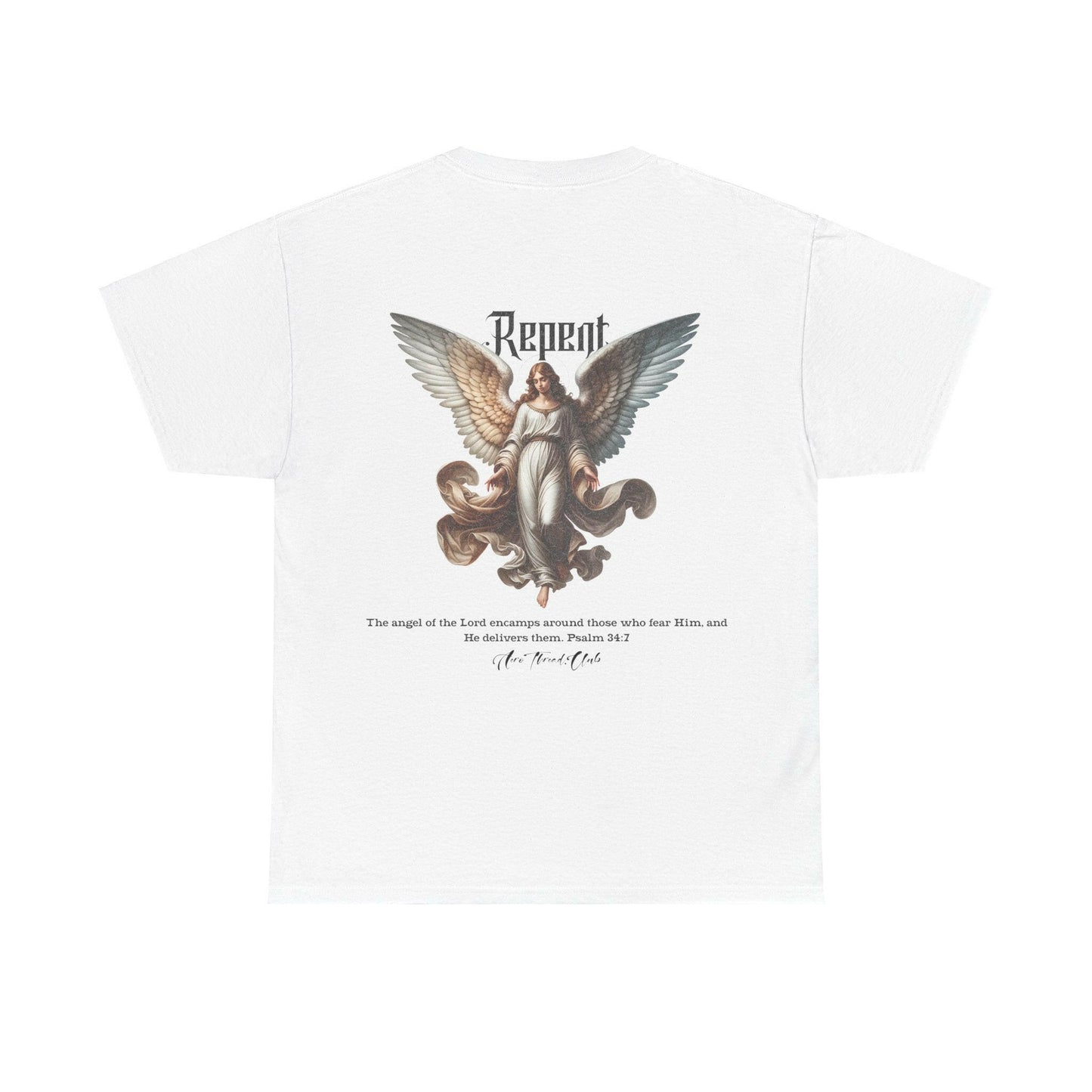 Signed - AeroThread Repent 34:7 Unisex Heavy Cotton Tee